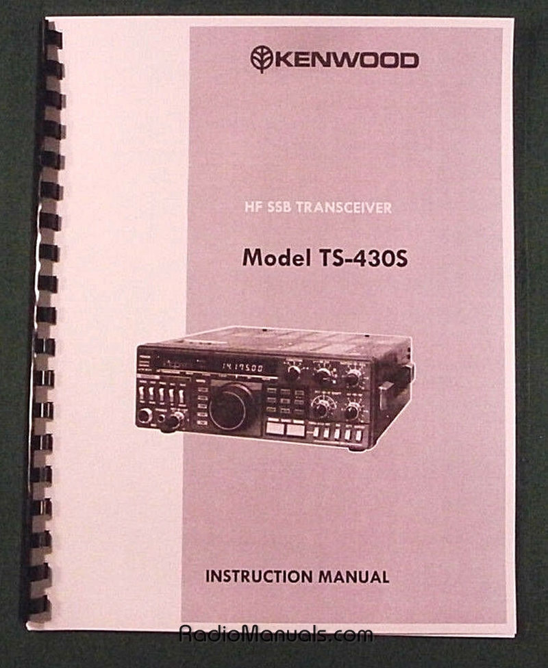 Kenwood TS-430S Instruction Manual - Click Image to Close